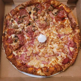 a pizza in a box
