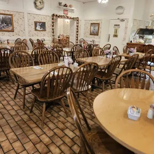 Inside of the restaurant