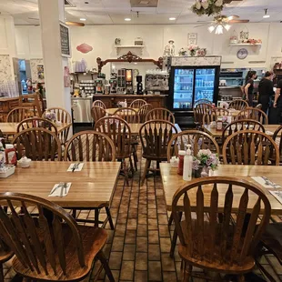 Inside of the restaurant