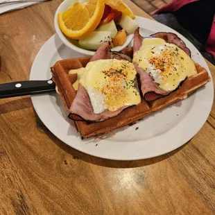 Waffle Benedict