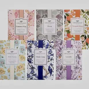 Greenleaf Sachets &amp; other collections of soaps, air fresheners bath foams, bath balms &amp; steamers from Musee