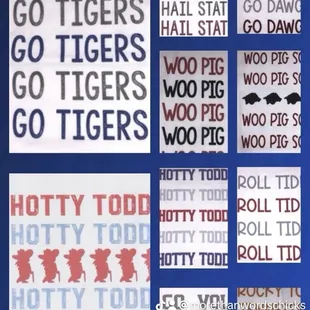 Wide selection of SEC and collegiate gifts