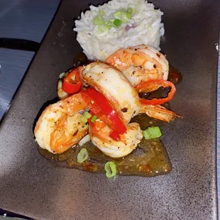 Chili Garlic Shrimp Bowl