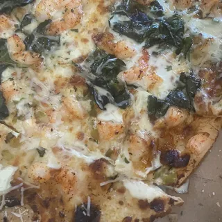 Spicy Shrimp Pizza