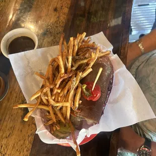 Special Sando &amp; fries