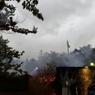 The outside of the labyrinth