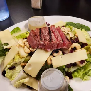 Winter salad with ahi tuna