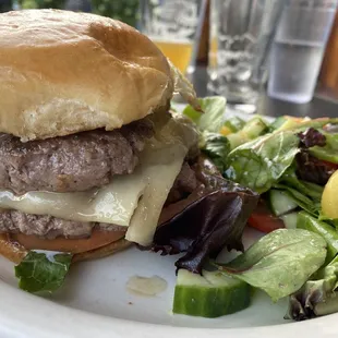 Double smash burger