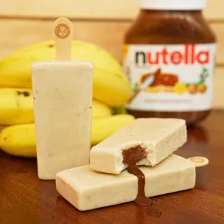 Banana filled with Nutella