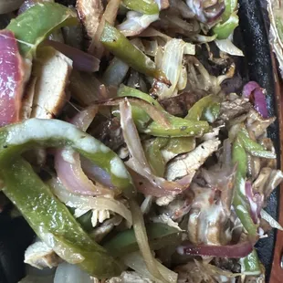 Mixed fajitas hot &amp;fresh