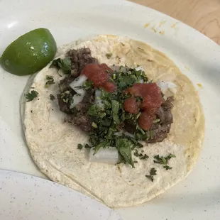 Barbacoa on corn