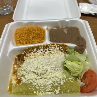 Enchiladas Tricolor
