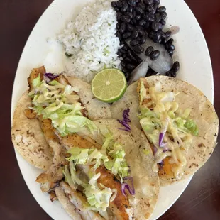 Fish Tacos.