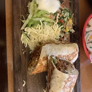 Steak Fajita burrito