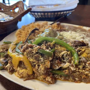 Machaca plate
