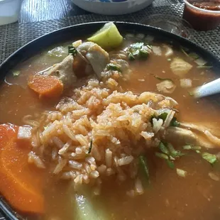 Caldo de pollo