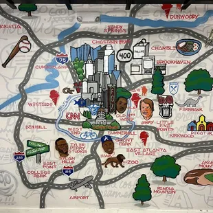 a map of atlanta