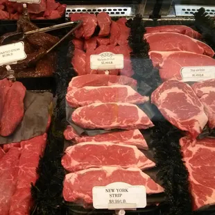 A small sampling of their outstanding meat counter and prices.