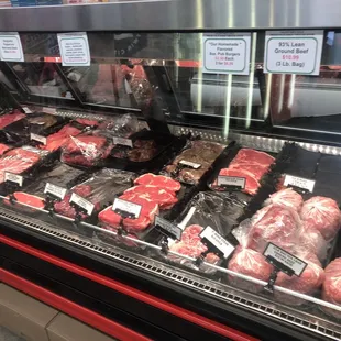 Meat department specials.