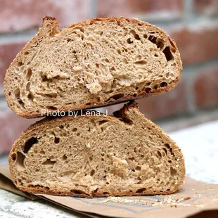 Inside of Sesame Loaf ($7) - addictive flavor