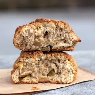 Inside of apple scone ($3) - very good but it's more like bread than a scone