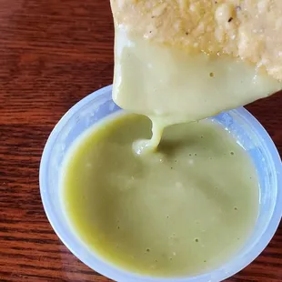 Jalapeño Salsa and chips