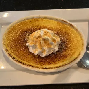 Lemon crème brûlée - special dessert of the week.