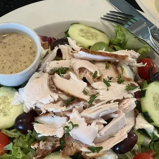 Sunday brunch special turkey salad