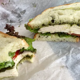 Turkey Pesto Sandwich