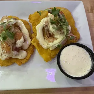 Shrimp Tostones