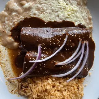 Mole Enchiladas