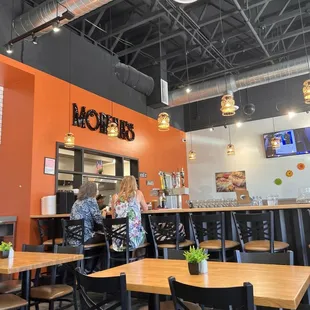 Ambiance of restaurant.