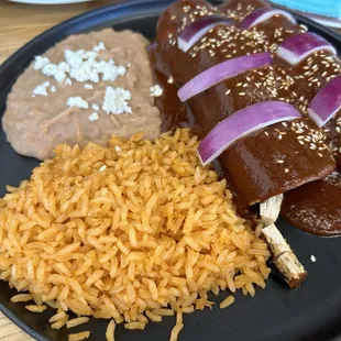 Chicken Mole Enchiladas
