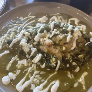 Shrimp Chili Relleno