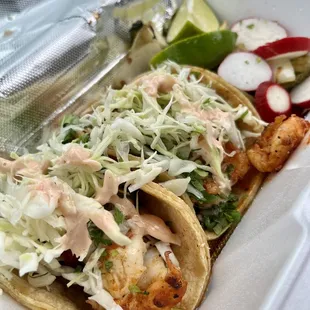 shrimp tacos