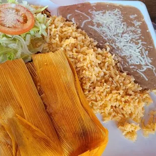 Tamale plate