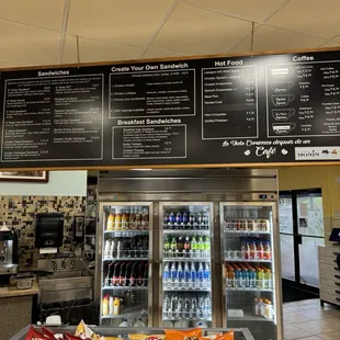 Sandwich Menu