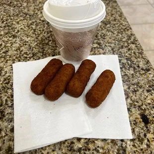 Croquetas and Cafe Con Leche