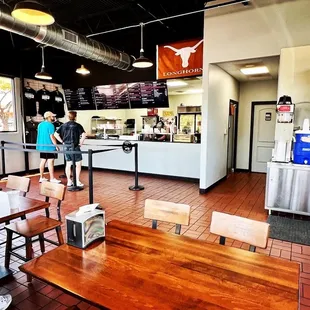 the interior of a restaurant