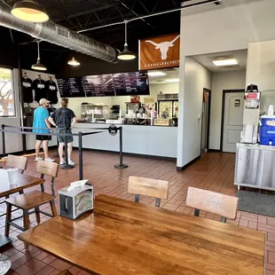 the interior of a restaurant