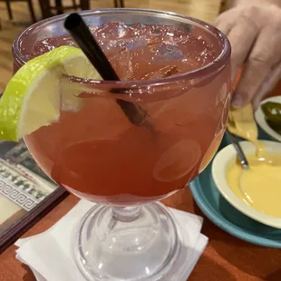 Strawberry margarita. Delicious