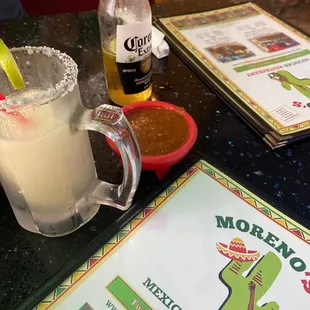 Margarita and corona!