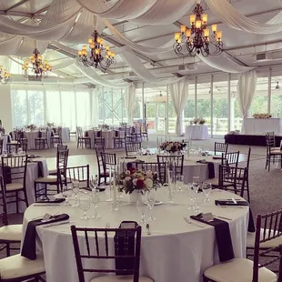 Grand Pavilion with new carpet and dance floor