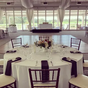 Grand Pavilion with new carpet and dance floor