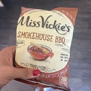 a bag of smokehouse bbq