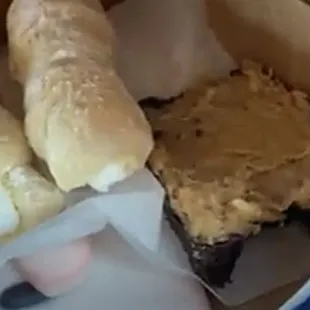 Cream horn &amp; German chocolate brownie - October 31 2020