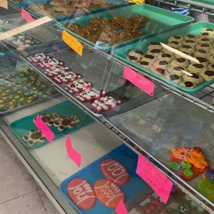 a variety of baked goods