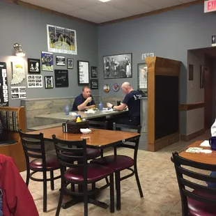 Big booth in the back