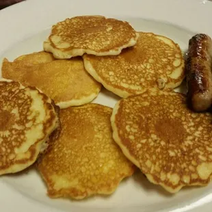 Kids silver dollar pancakes