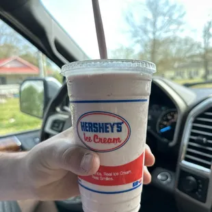 Black cherry milkshake